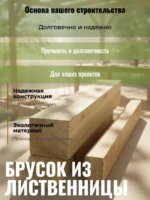 61456522 брус лиственница